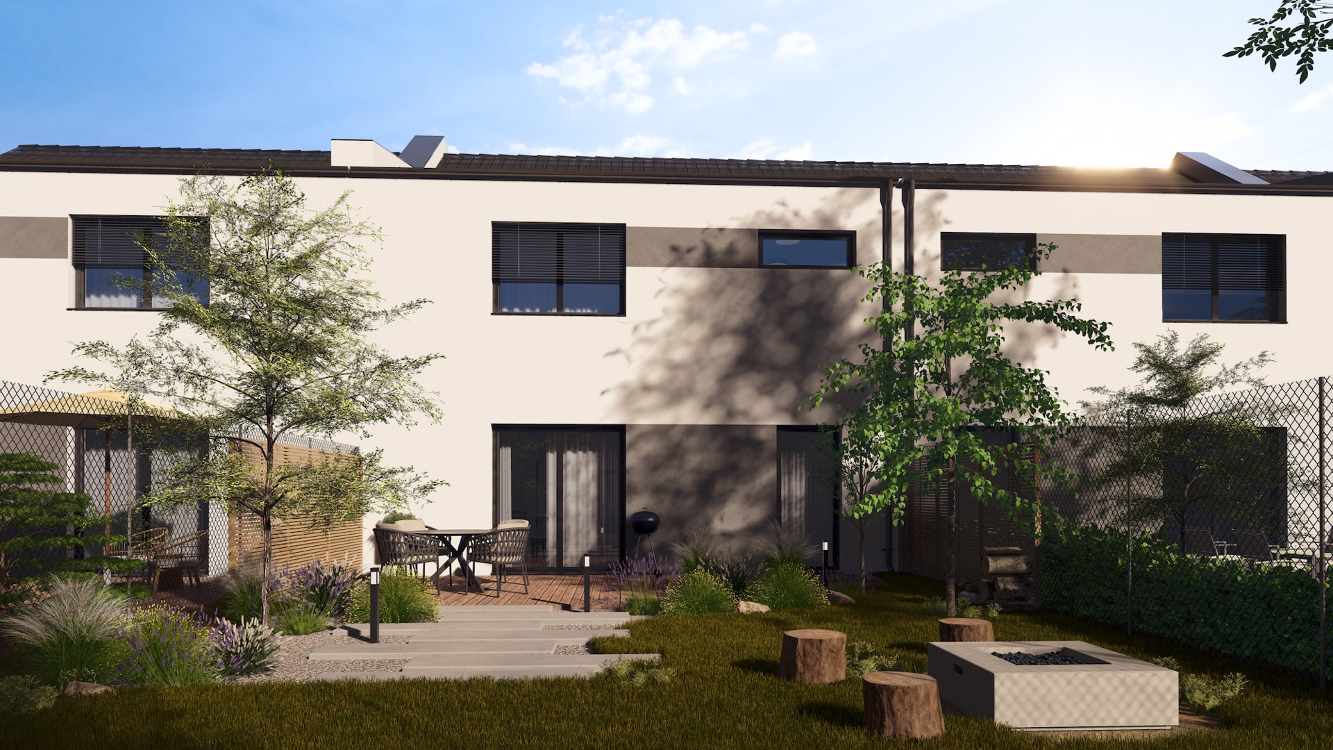 Vizualizace domu č. 13 — 4+kk 138.49 m² v projektu Domy Dubňany