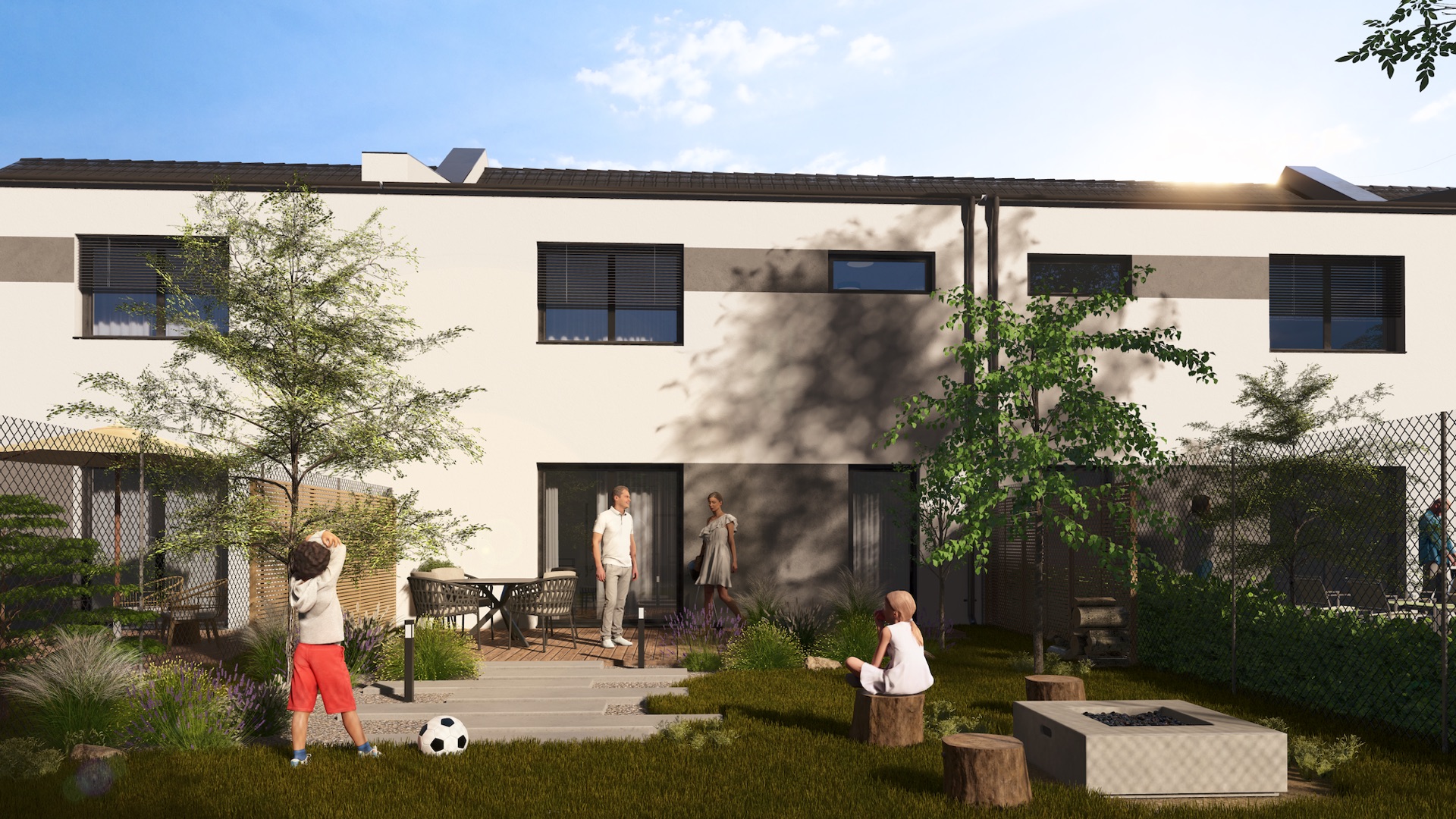 Vizualizace domu č. 14 — 4+kk 138.49 m² v projektu Domy Dubňany