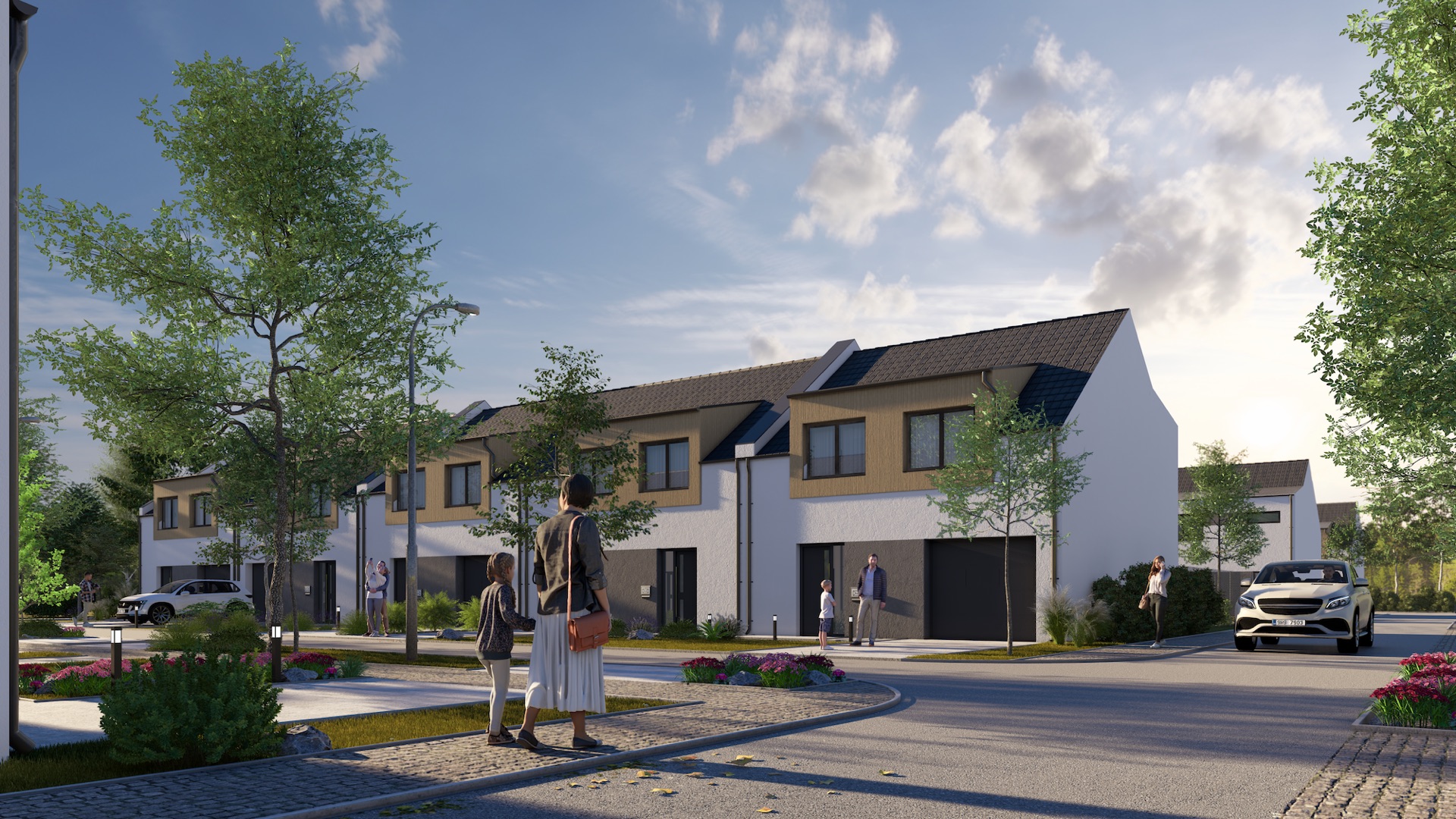 Vizualizace domu č. 5 — 4+kk 138.49 m² v projektu Domy Dubňany
