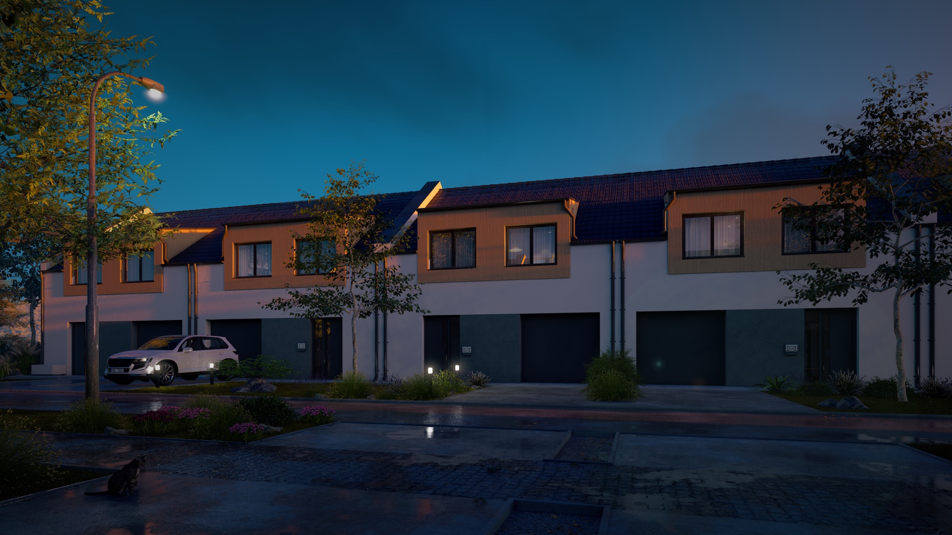 Vizualizace domu č. 8 — 4+kk 138.49 m² v projektu Domy Dubňany